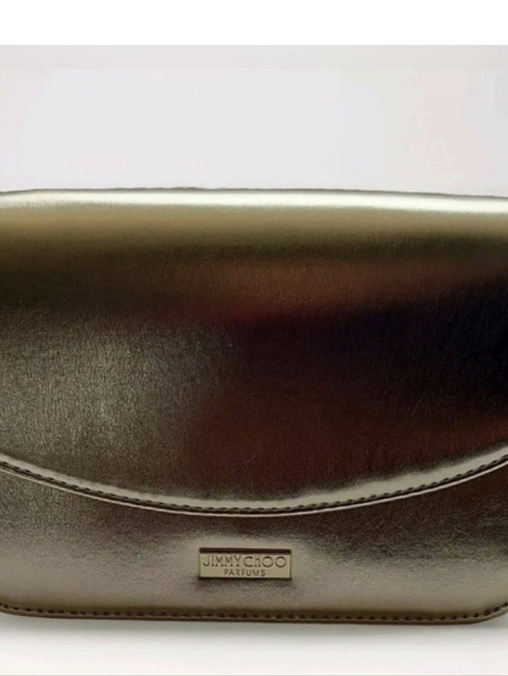 Jimmy Choo Parfums Gold Clutch W/ Chain - Picture 6 of 6